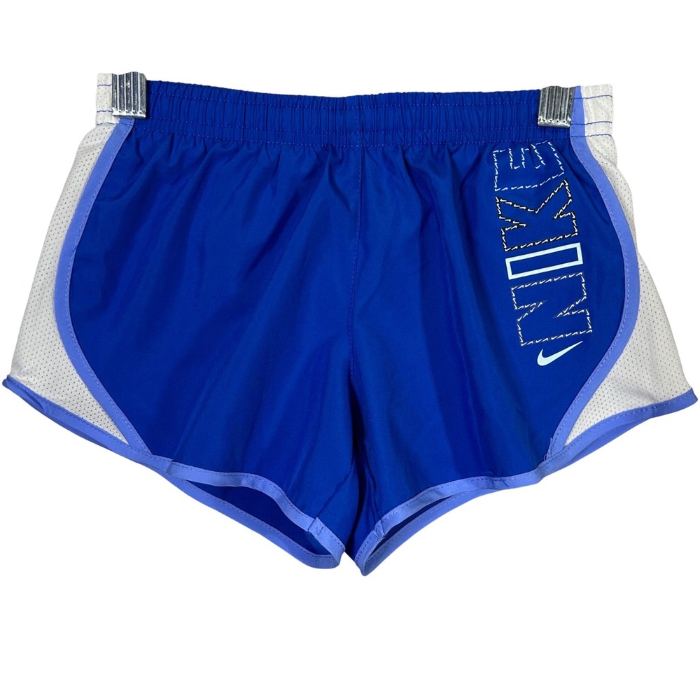 Nike Kids Training Shorts Royal Blue XS Dri-FIT Lined Running Athletic Brand New